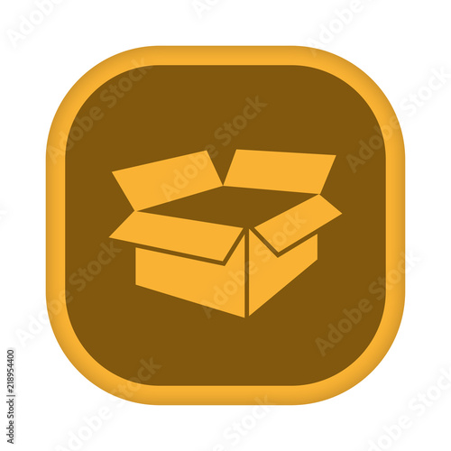 App Icon gelb - Kartonbox