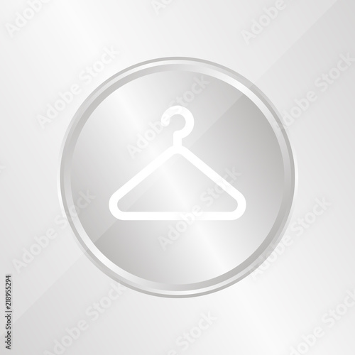 Silber Medaille - Kleiderbügel