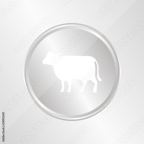 Silber Medaille - Kuh