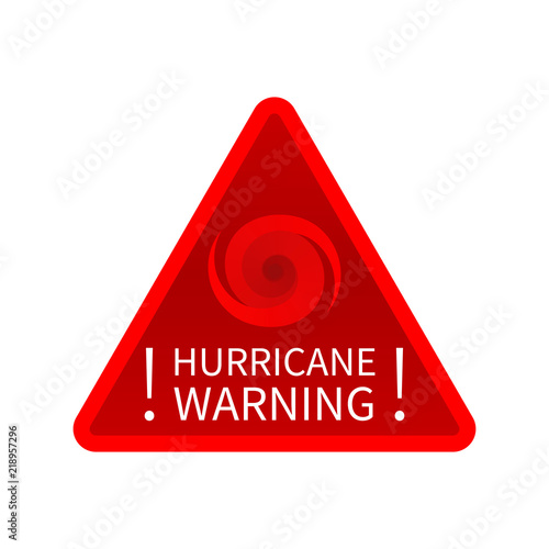 Informing hurricane warning sign