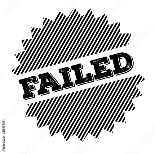 failed black stamp