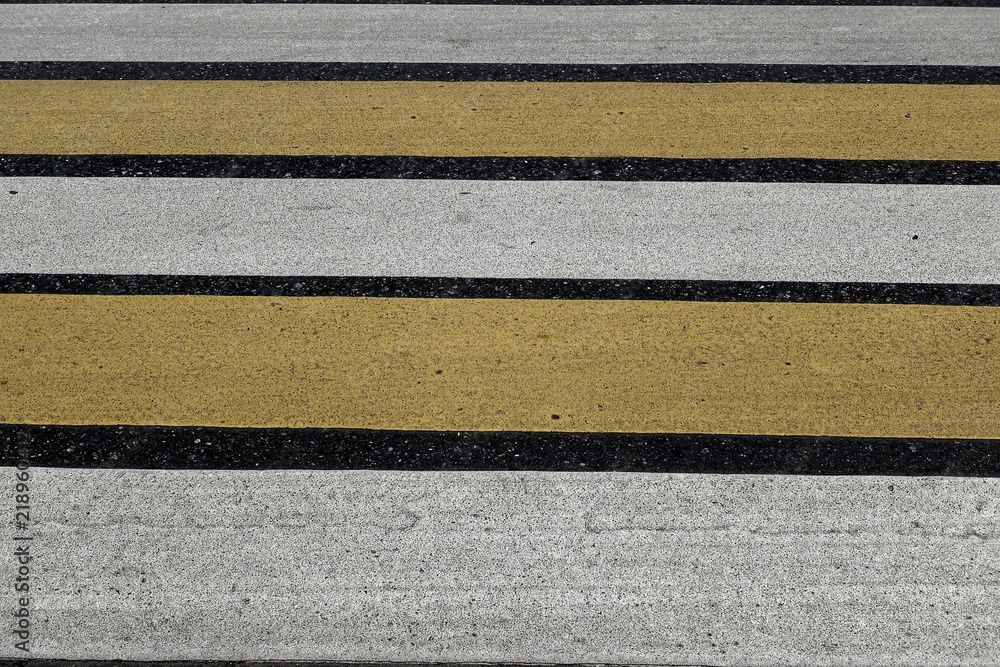 Fototapeta premium Road marking zebra