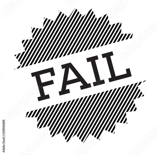 fail black stamp