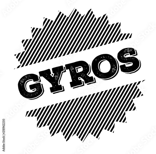 gyros black stamp