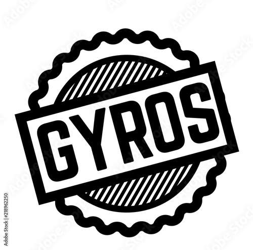 gyros black stamp