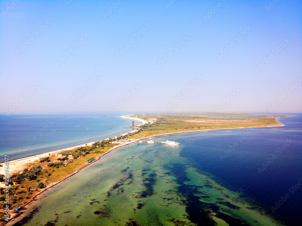 The largest uninhabited island in Europe, Ukrainian island Dzharylgach