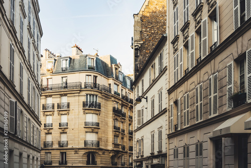 beautiful antique city building in france  Europe