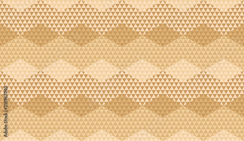 Beige color geometric textured seamless pattern