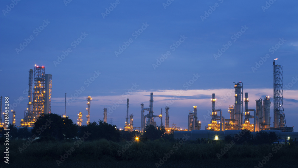 Oil, gas industry and refinery.