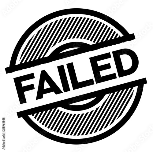 failed black stamp