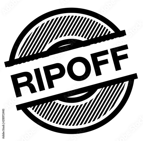 ripoff black stamp