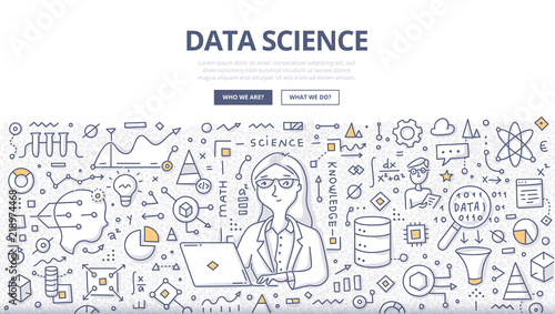 Data Science Doodle Concept