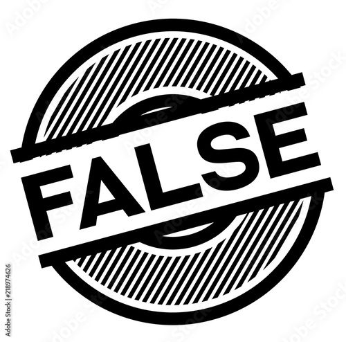 false black stamp