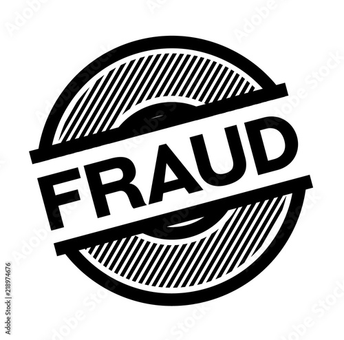 fraud black stamp
