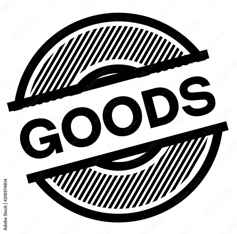 Obraz premium goods black stamp