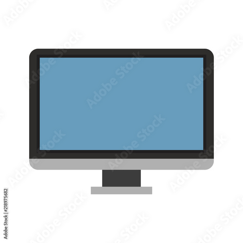 Computer screen isolated vector illustration graphic design