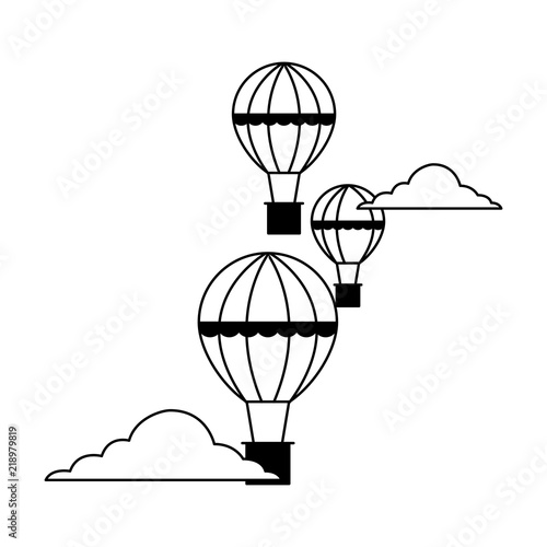balloons air hot flying