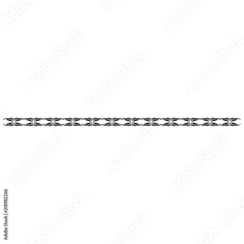 ethnic seamless black and white borders patterns 