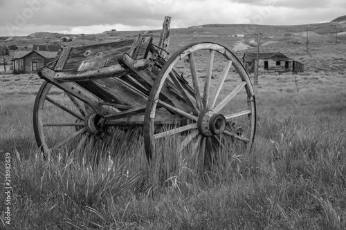 An Old Cart in the Ghost Town of Bodie Located in California's Eastern Sierra Mountains