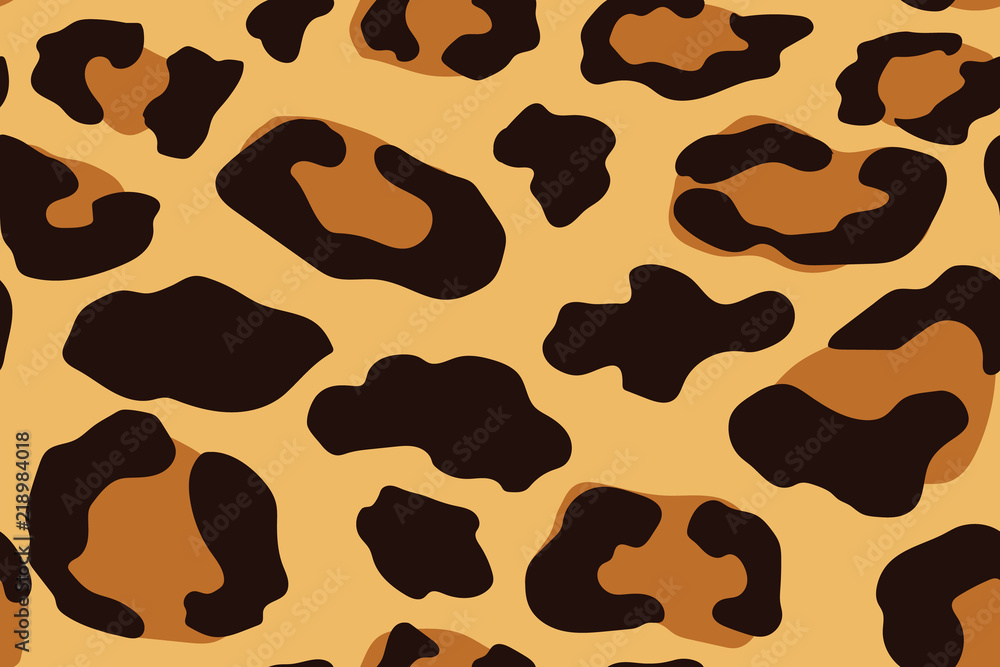 Leopard seamless pattern. Animal print. Vector background. Leopard seamless pattern. Animal print. Vector background.