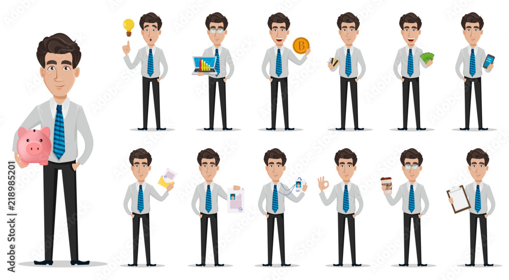 Business man in office style clothes Business man in office style clothes