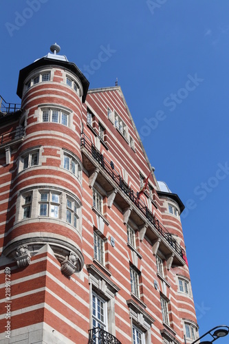 red brick building