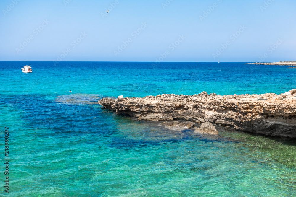 Fototapeta premium Macari beach in San Vito Lo Capo, Trapani, Sicily