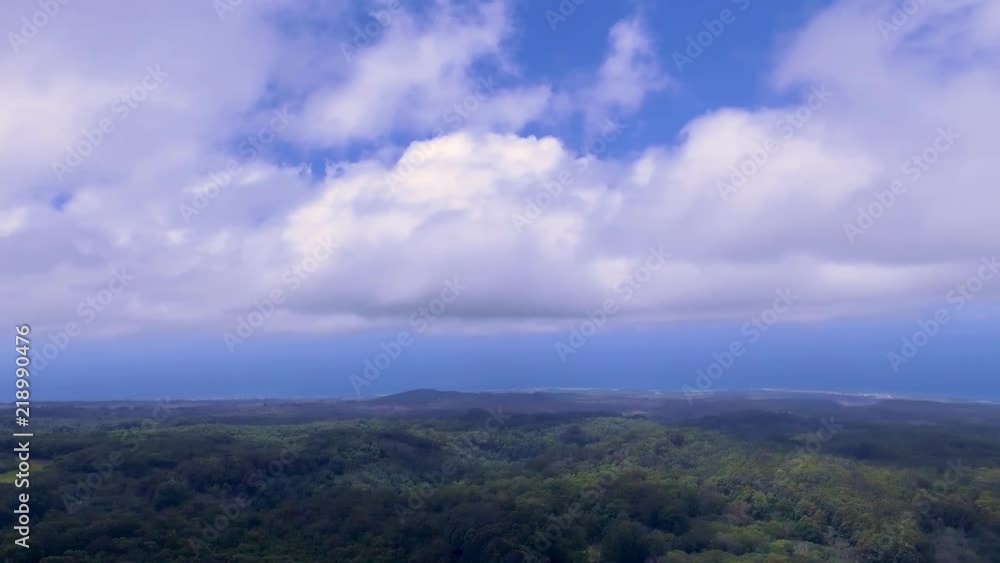 A aerial view of the lush green Napali coast of Kauai Hawaii. A aerial view of the lush green Napali coast of Kauai Hawaii.