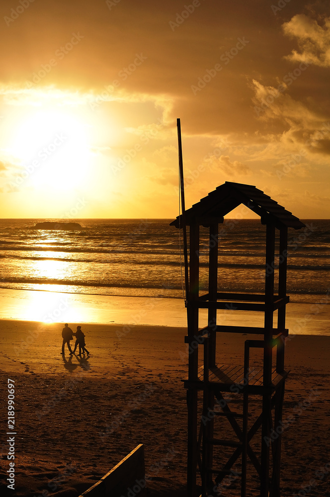 Atardecer en la playa de A Lanzada Atardecer en la playa de A Lanzada
