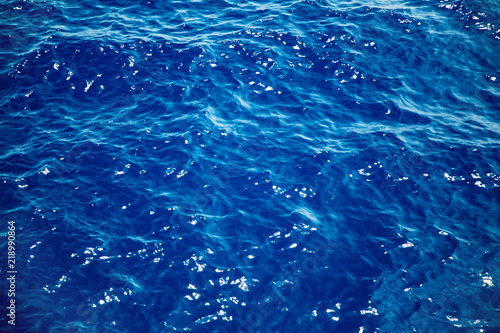 Синее море волны солнечный свет