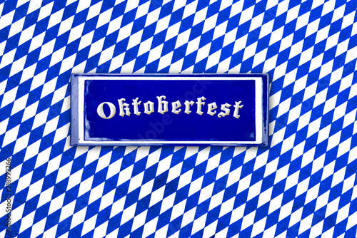 Oktoberfest Schild