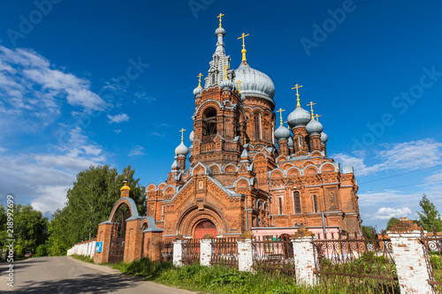 Temple of the icon of the Mother of God Joy of All Who Sorrow in Furmanov, Russia photo