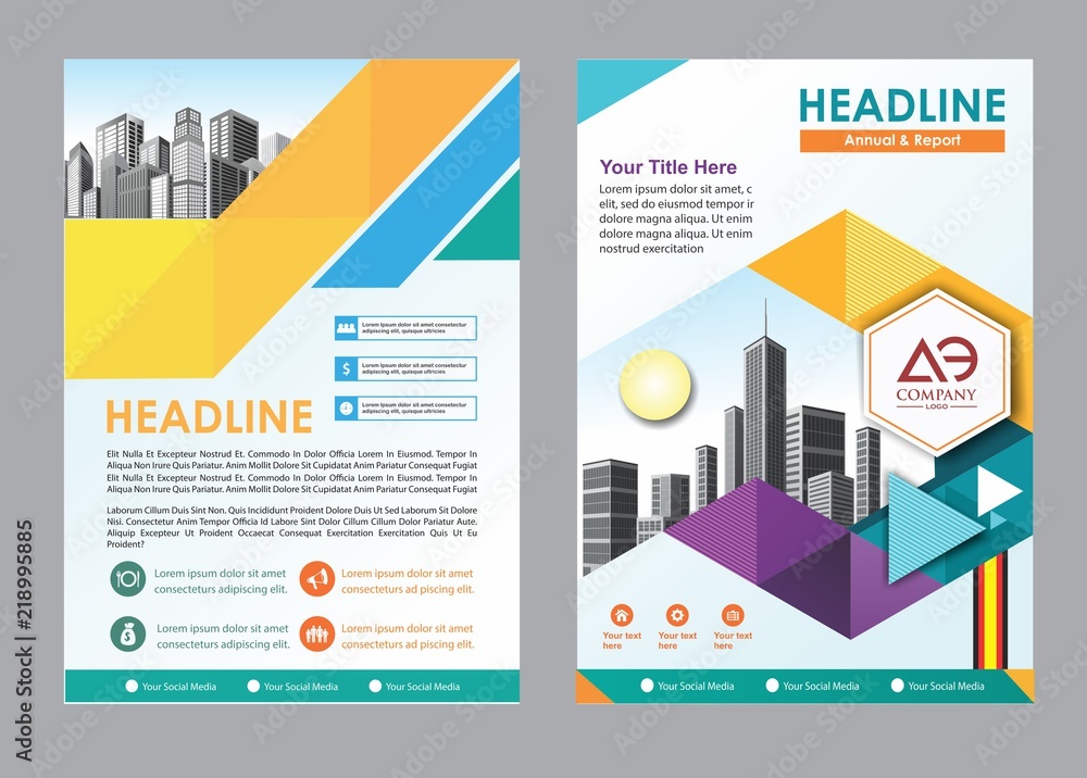 cover, layout, brochure, flyer design for company, event, and report
