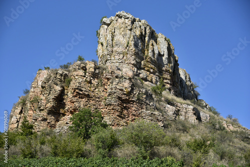 La roche de Solutré (Saône-et-Loire)