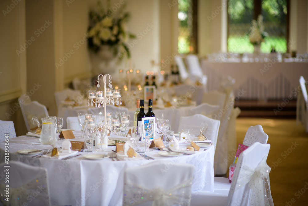 Fototapeta premium Wedding Breakfast room