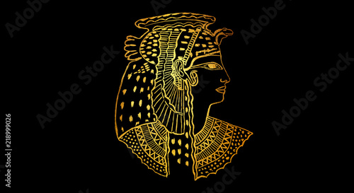 Abstract ancient Egyptian b...