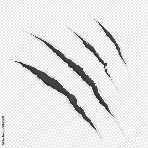 Claw scrathes vector