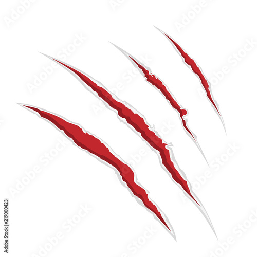 Claw scrathes vector