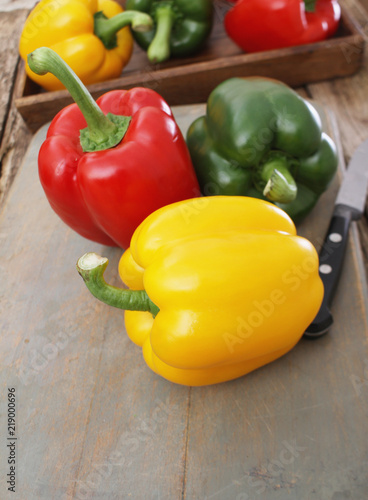 preparing fresh peppers