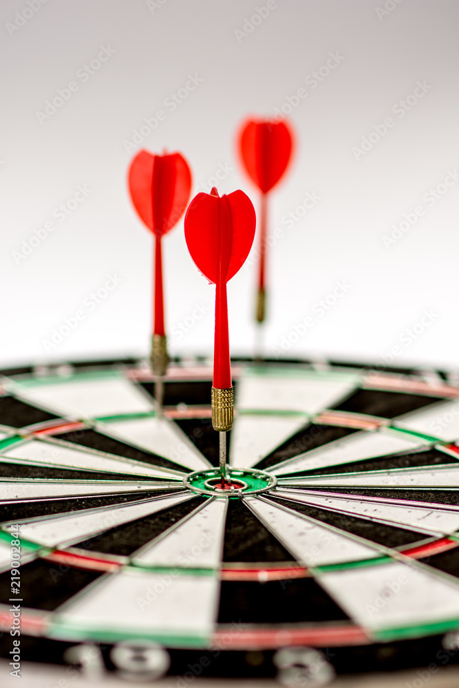 Fototapeta premium Dart game arrows. 