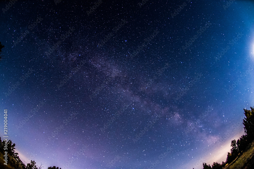 Naklejka premium Night Sky in Oregon