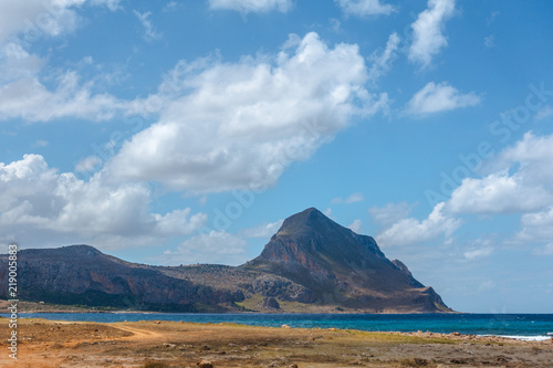 Nature Reserve Monte Cofano. San Vito cape location  Tyrrhenian sea. Sicilia  Italy  Europe