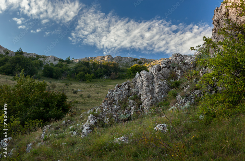 'Big gates' pass at the plateau of Karabi yayla, Crimea