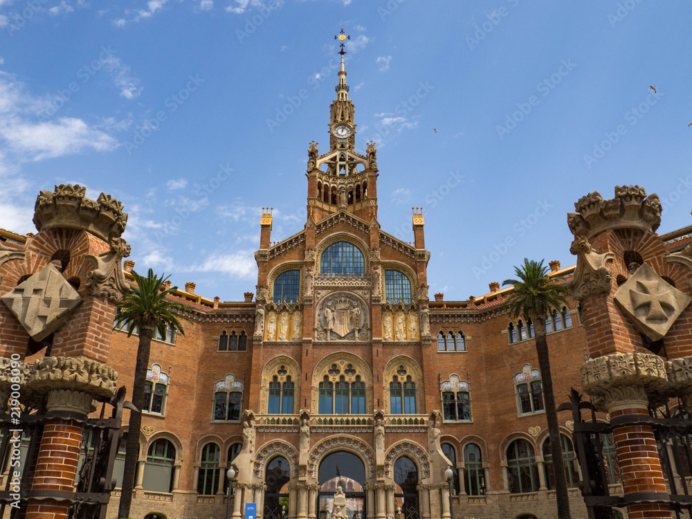 Hospital of the Holy Cross and Saint Paul, (Hospital de la Santa Creu i de Sant Pau), Barcelona, Catalonia, Spain, UNESCO World Heritage Site