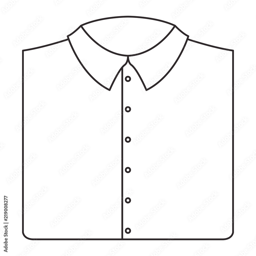 elegant shirt folded masculine icon vector illustration design elegant shirt folded masculine icon vector illustration design
