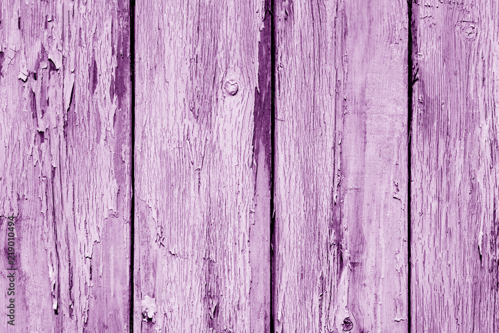 Old grunge wooden fence pattern in purple tone. Old grunge wooden fence pattern in purple tone.