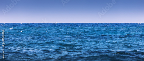 Panoramic view on seascape