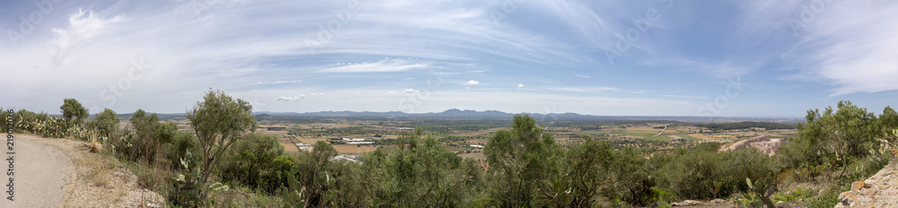 Panorama Blick über Mallorca Spanien