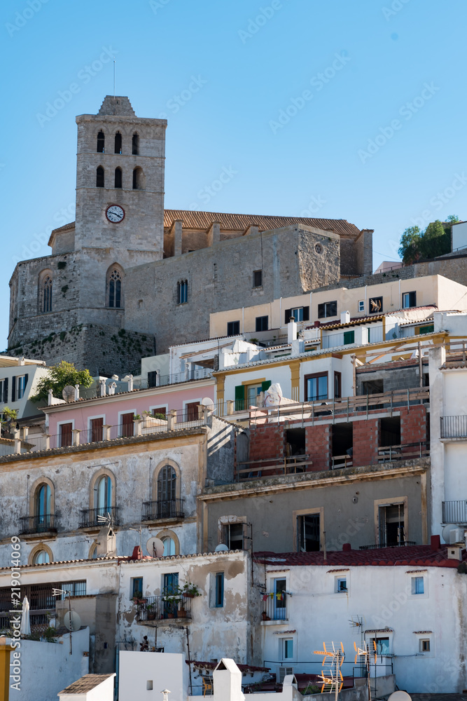 Fototapeta premium Lovely Typical buildings in Ibiza