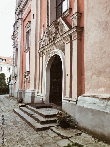 church, architecture, old, building, vilnius, lithuania, europe